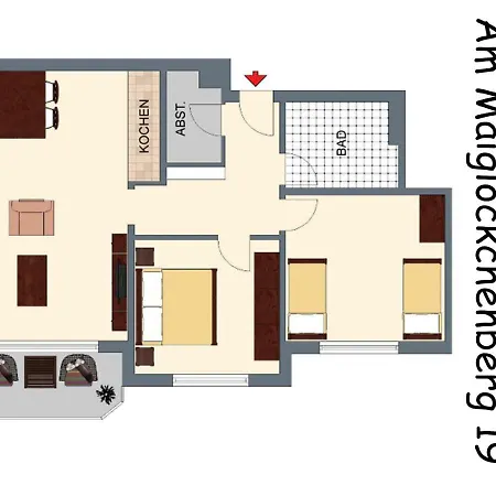 Daire Am Maigloeckchenberg 19 *